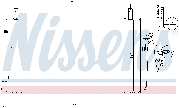 Condenser, air conditioning