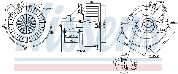 Interior Blower (87624)