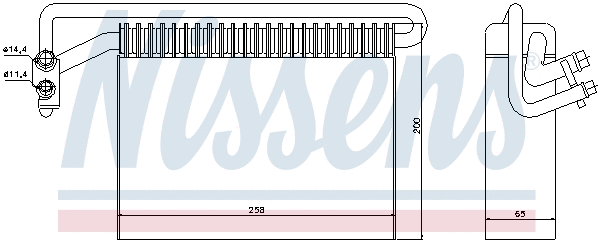 Evaporator, air conditioning