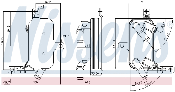 Oil Cooler, automatic transmission