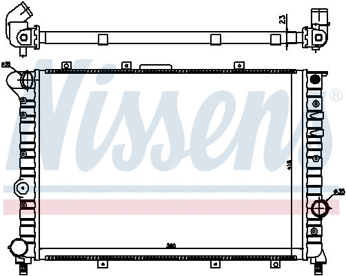 Radiator, engine cooling (697312)