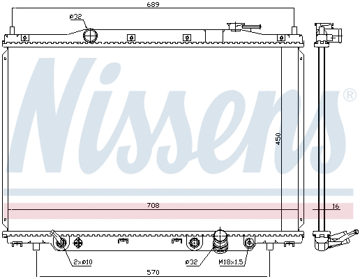 Radiator, engine cooling