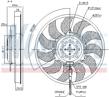 Fan, engine cooling