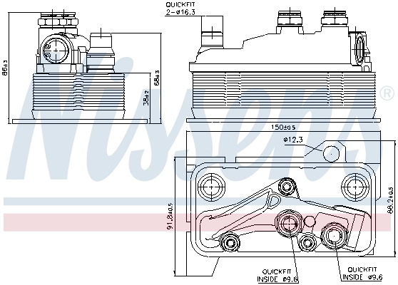 Oil Cooler, automatic transmission