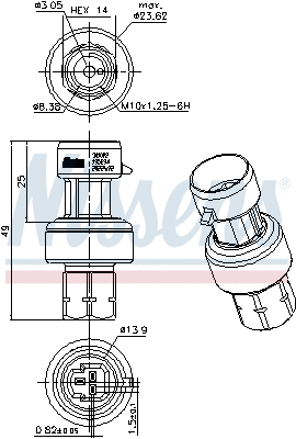Pressure Switch, air conditioning