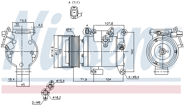 Compressor, air conditioning