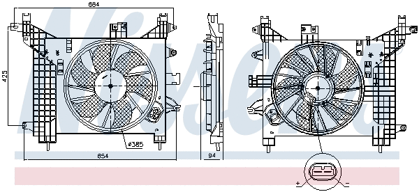 Fan, engine cooling