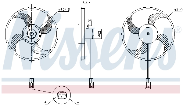 Fan, engine cooling