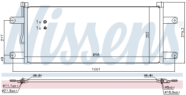 Condenser, air conditioning