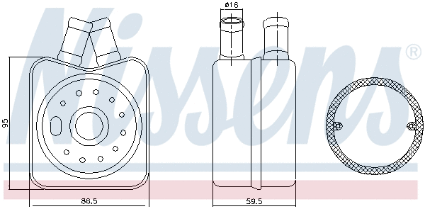 Oil Cooler, engine oil