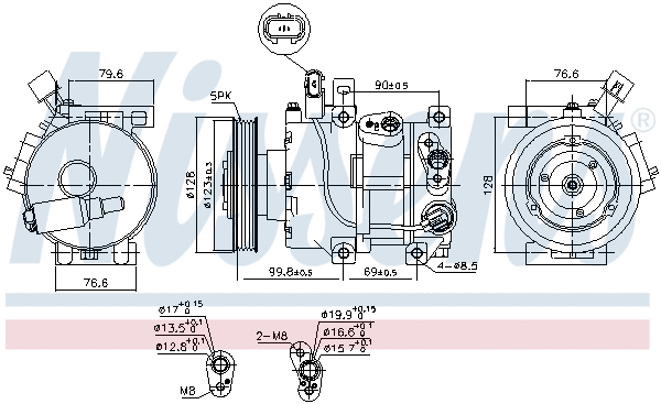 Compressor, air conditioning