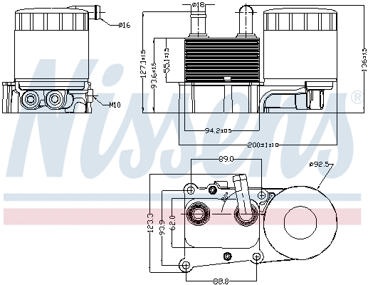 Oil Cooler, engine oil
