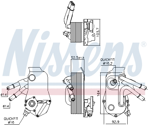 Oil Cooler, automatic transmission