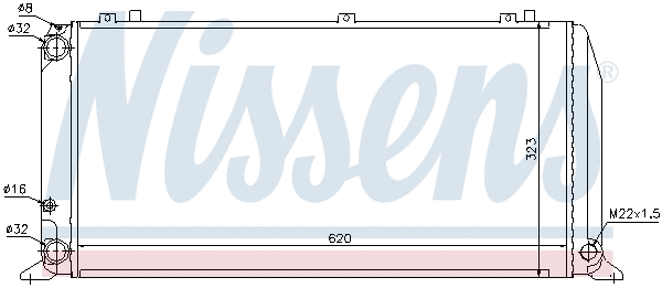 Radiator, engine cooling (696373)