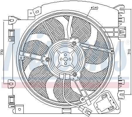 Fan, engine cooling