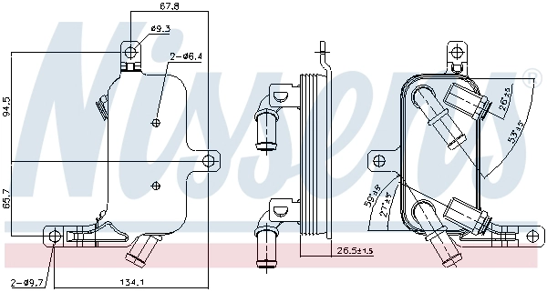 Oil Cooler, automatic transmission