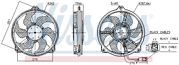 Fan, engine cooling (850073)