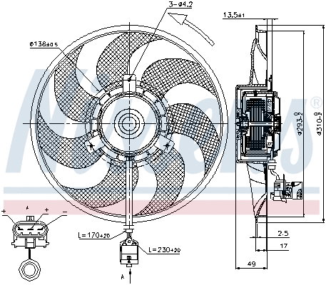 Fan, engine cooling