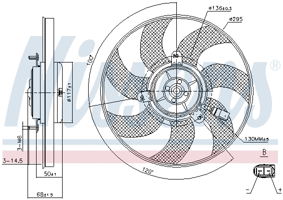 Fan, engine cooling