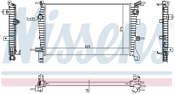 Radiator, engine cooling