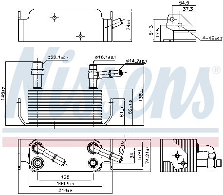 Oil Cooler, automatic transmission