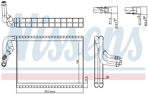 Evaporator, air conditioning