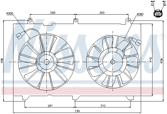 Fan, engine cooling (85269)