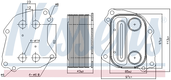 Oil Cooler, engine oil