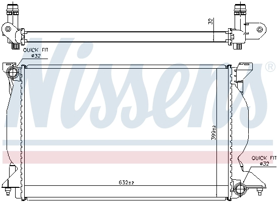 Radiator, engine cooling
