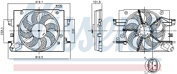 Fan, engine cooling (850064)