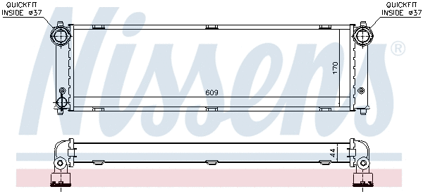 Radiator, engine cooling