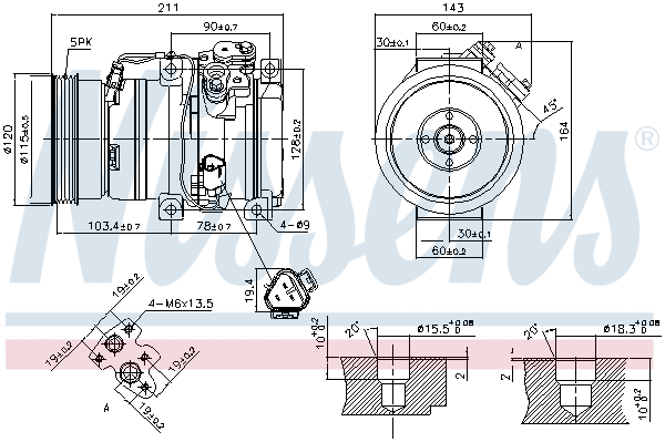 Compressor, air conditioning