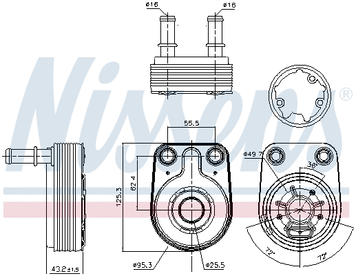 Oil Cooler, engine oil