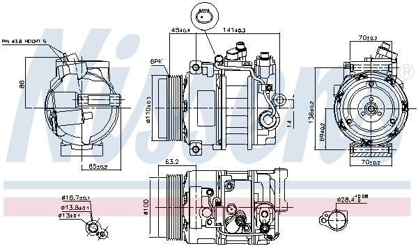 Compressor, air conditioning