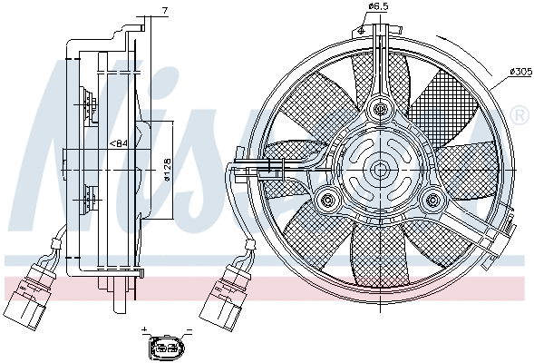 Fan, engine cooling