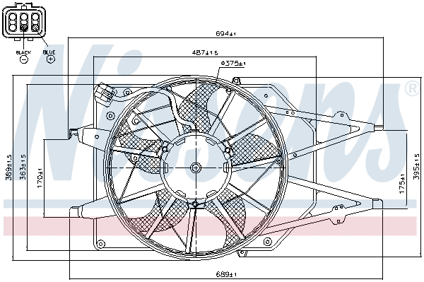 Fan, engine cooling