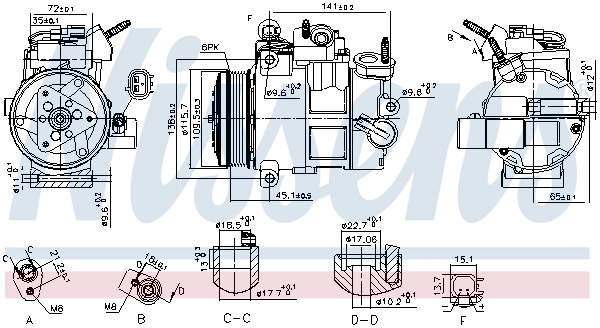 Compressor, air conditioning (890800)