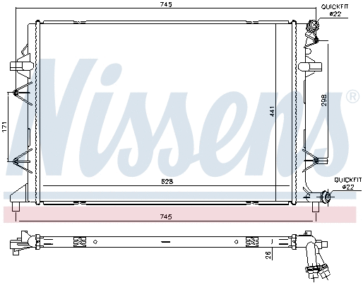 Low Temperature Cooler, charge air cooler