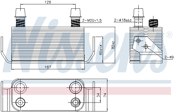Oil Cooler, automatic transmission