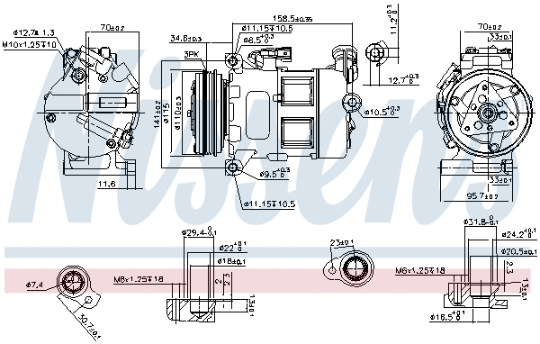 Compressor, air conditioning