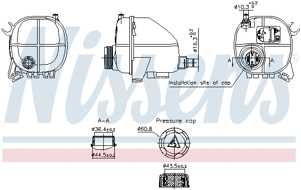 Expansion Tank, coolant (996357)