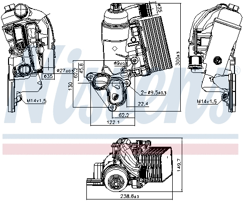 Oil Cooler, engine oil