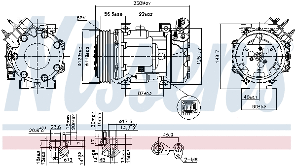 Compressor, air conditioning