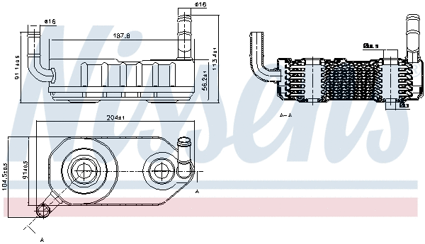 Oil Cooler, automatic transmission