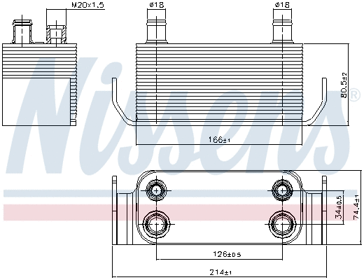 Oil Cooler, engine oil
