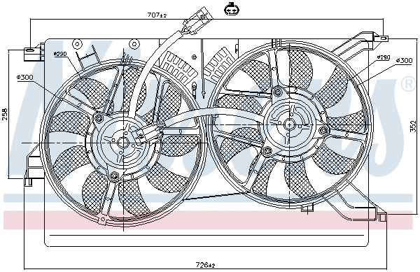 Fan, engine cooling (85523)