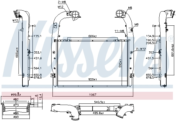 Charge Air Cooler (961578)
