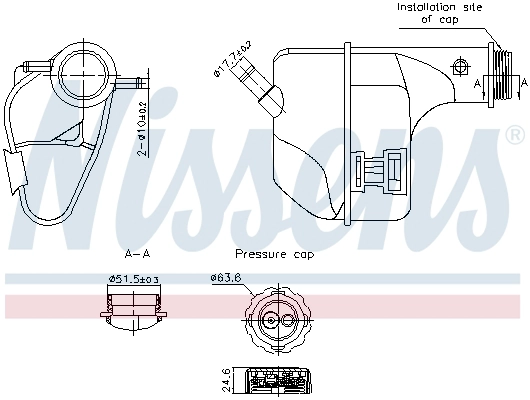 Expansion Tank, coolant (996355)