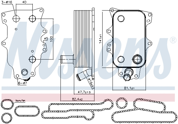 Oil Cooler, engine oil