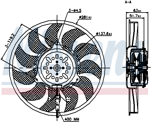 Fan, engine cooling